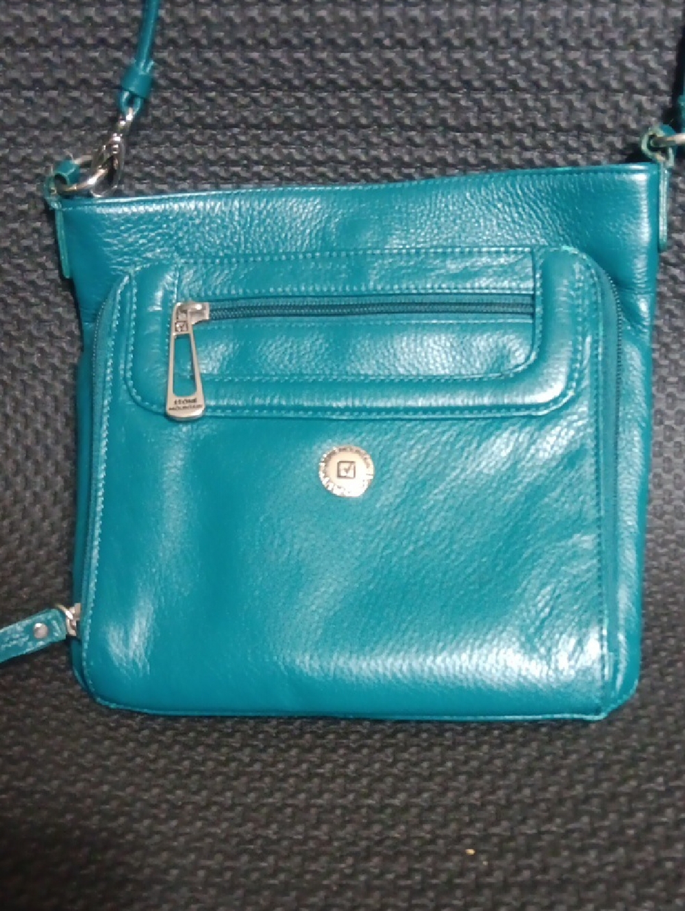 Teal Crossbody Bag – Unbranded Elegant Leather Shoulder Bag